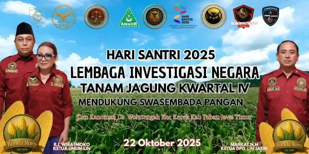 Dukung Ketahanan Pangan Nasional, LIN Peduli Negeri Bergerak di Lapangan di Bawah Komando Ketum Robi Irawan Wiratmoko