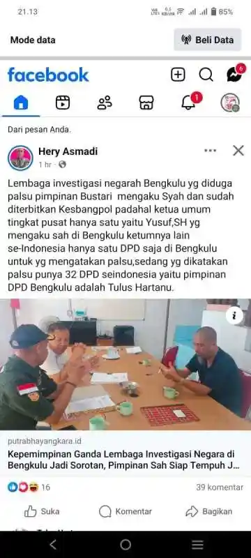 Ketua Umum LIN Murka: Jangan Ngaku-ngaku Anggota Kami! — Pengakuan Palsu di Medsos Akan Diproses Hukum