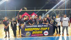 Voli Cup 1 Ngepon Jadi Sarana Pemersatu Warga, Lapangan Desa Penuh Senyum Bahagia