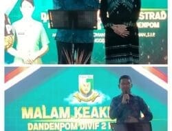 Dandenpon divisi 2 Kostrad resmi di jabat Mayor CPM Yordian Oviandik Dandel, S.S.T.Han., S.I.P.
