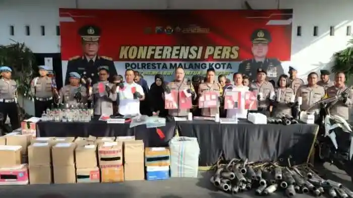 Rillis Akhir Tahun 2025, Angka Kejahatan Turun Signifikan, Keamanan Kota Malang Semakin Kondusif