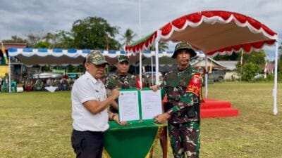 Danrem 091/ASN Tutup TMMD Ke-127 di Kutai Barat, Wujud Nyata Kemanunggalan TNI dan Rakyat