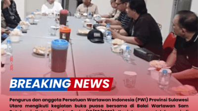 PWI Sulut Gelar Ibadah Buka Puasa Bersama, Jaga Tradisi Kebersamaan Lintas Agama