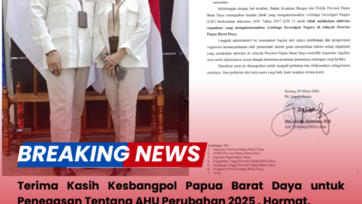 Ketua Umum DPP LIN Gus Robi Irawan Wiratmoko Apresiasi Sikap Tegas Kesbangpol Papua Barat Daya