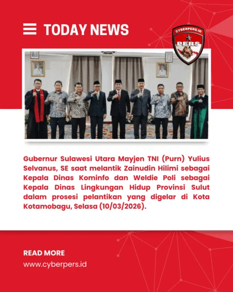 Gubernur Yulius Selvanus Cetak Sejarah, Lantik Pejabat Pemprov Sulut di Bolaang Mongondow Raya