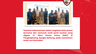 PT MSP Santuni Anak Panti Asuhan dalam Buka Puasa Bersama di Pangkalpinang