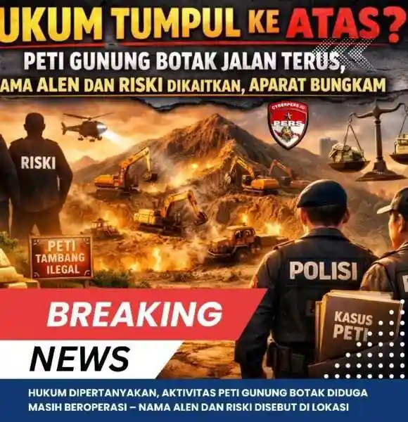 Hukum Tumpul ke Atas? PETI Gunung Botak Jalan Terus, Nama Alen dan Riski Dikaitkan, Aparat Bungkam