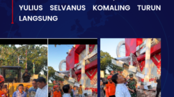 Gubernur Yulius Selvanus Komaling Tinjau Gedung KONI Manado Rusak Parah Pascagempa 7,6 M