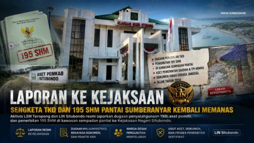 Laporan ke Kejaksaan, Sengketa TKD dan 195 SHM Pantai Sumberanyar Kembali Memanas