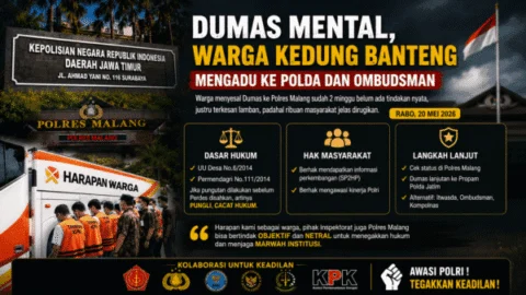 Dumas Mandek, Warga Kedung Banteng Tempuh Jalur Pengawasan ke Polda dan Ombudsman
