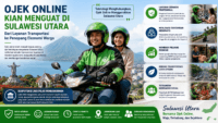 Ojek Online Kian Mengakar di Sulawesi Utara, Dari Transportasi Harian hingga Motor Penggerak Ekonomi
