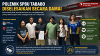 Persoalan di SPBU Tababo Berakhir Damai, Kedua Belah Pihak Sepakat Selesaikan Secara Kekeluargaan.