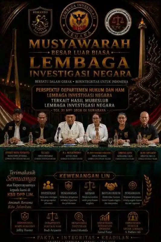 LIN Resmi Restrukturisasi: Rapat 31 Mei Menentukan Arah Organisasi