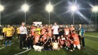 Dominasi Lapangan Hijau, Senkom FC Angkat Trofi HUT Bhayangkara ke-80