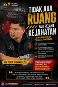 Pendekatan Persuasif dan Ketegasan Hukum Jadi Ciri Kepemimpinan IPDA Syaiful Rusdiansyah