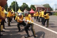Polres Pasuruan Gelar Olahraga Bersama Meriahkan Hari Bhayangkara ke-80
