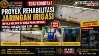 Tuai Sorotan, Proyek Rehabilitasi Jaringan Irigasi Rp14,1 Miliar di Desa Paya Benua Diduga Mubazir, LIN Babel Desak Kejati Usut Tuntas