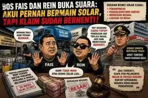 Disorot dalam Dugaan Bisnis Solar Subsidi, Fais dan Rein Akhirnya Buka Suara: Kami Sudah Berhenti