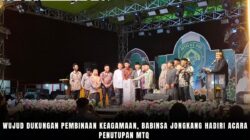Wujud Dukungan Pembinaan Keagamaan, Babinsa Jongkang Hadiri Acara Penutupan MTQ