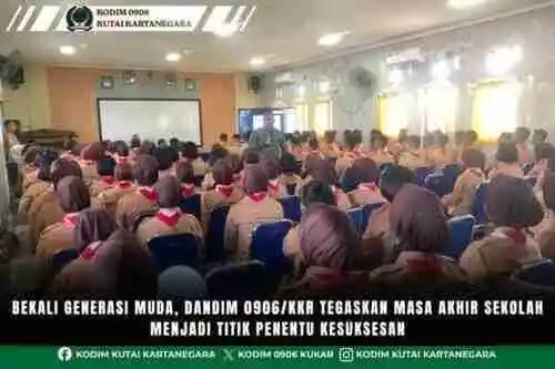 Bekali Generasi Muda, Dandim 0906/Kkr Tegaskan Masa Akhir Sekolah Menjadi Titik Penentu Kesuksesan