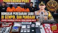Bongkar Peredaran Sabu di Gempol dan Pandaan, Polres Pasuruan Sita 56,324 Gram Sabu