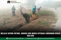 Melalui Gotong Royong, Babinsa dan Warga Ciptakan Lingkungan Bersih dan Asri